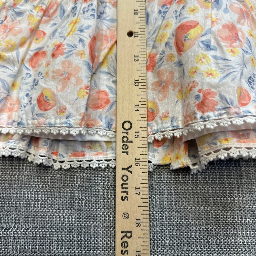 Tommy Bahama Girls 4T Floral Ruffle Tiered‎ Dress Summer Cottagecore Beach
